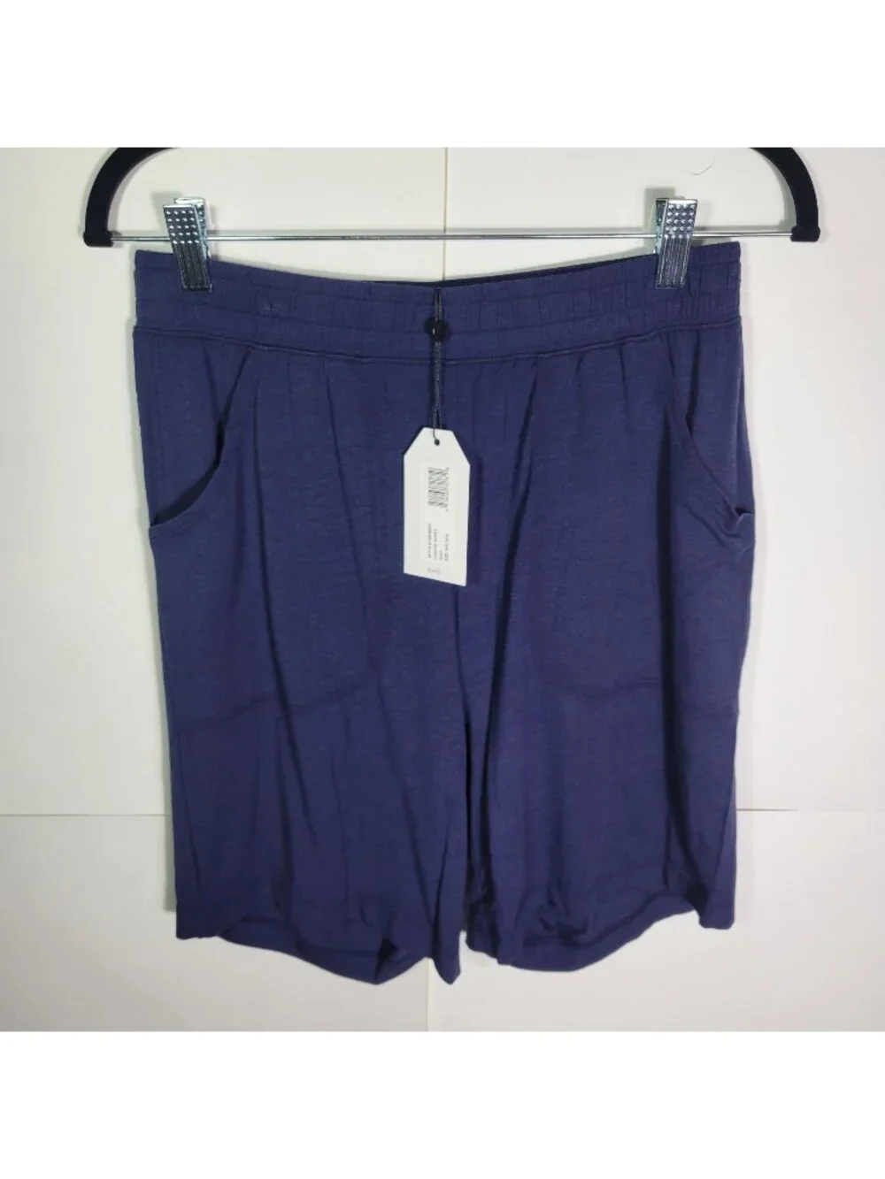 Universal Standard Navy Elastic Waist Pima Cotton Lounge Shorts Size 4XS (XS)